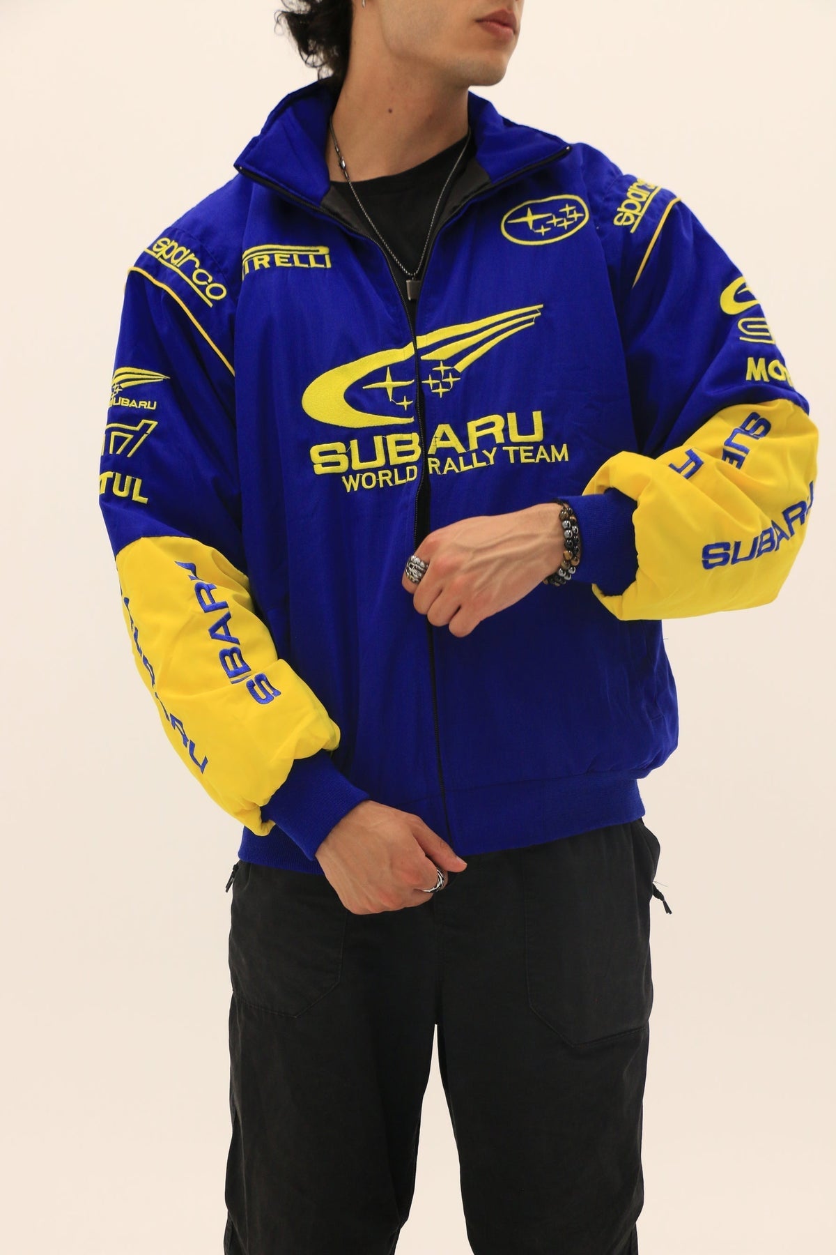SUBARU RALLY F1 RACING JACKET - BLUE