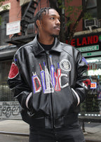Skyline Leather Jacket Blinged Out