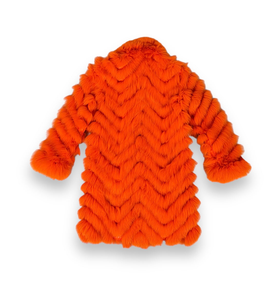 Double Sided Fur/Rain Coat