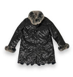 Double Sided Fur/Rain Coat