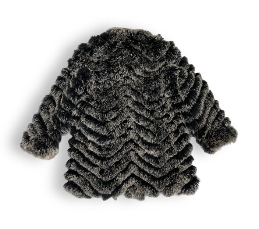Double Sided Fur/Rain Coat