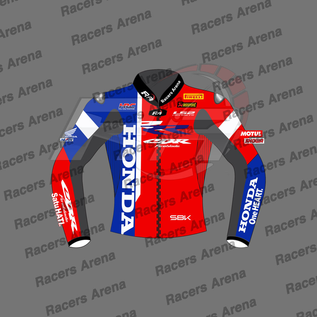 Iker Lecuona Honda Supermoto SBK 2024 Leather Racing Jacket
