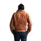 Classic Leather Bomber Jacket