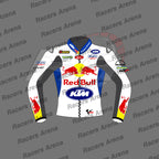 Jack Miller KTM White British GP 2024 Biker Leather Jacket