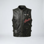 Indian Motorcycle Genuine Leather Vest – Classic Rider Edition