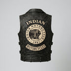 Indian Motorcycle Genuine Leather Vest – Classic Rider Edition