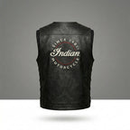 Indian Motorcycle Buffalo Leather Western Vest – Classic Rider Edition