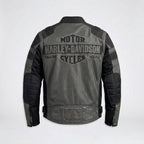 Men’s Codec Textile & Mesh Riding Jacket – Harley Style Ventilated Motorcycle Jacket