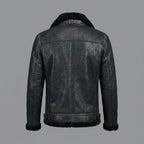 B3 Shearling Leather Jacket _ Men's Flying Jacket