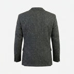 Men’s Gray Herringbone Wool Blazer – Classic Tailored Waverly Sport Coat