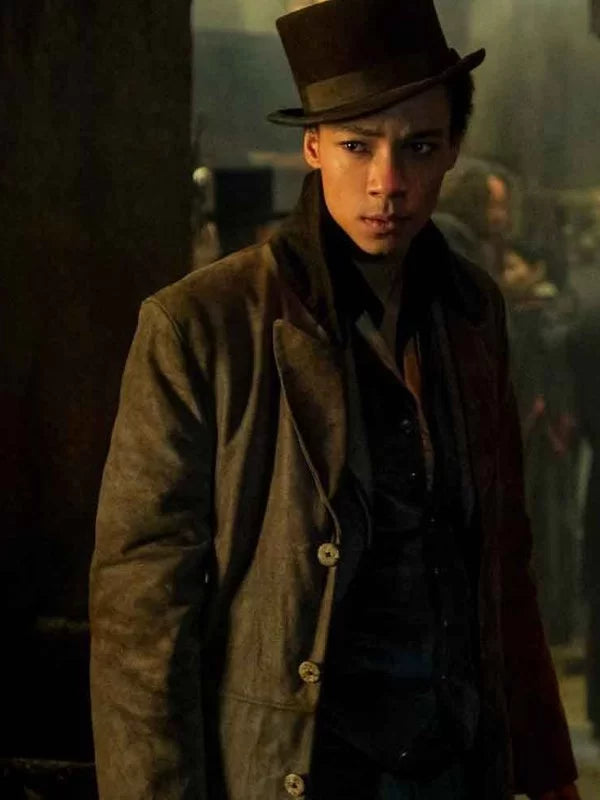Shadow and Bone Jesper Fahey Long Suede Coat