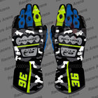 Joan Mir Suzuki MotoGP 2022 Motorcycle Leather Race Gloves