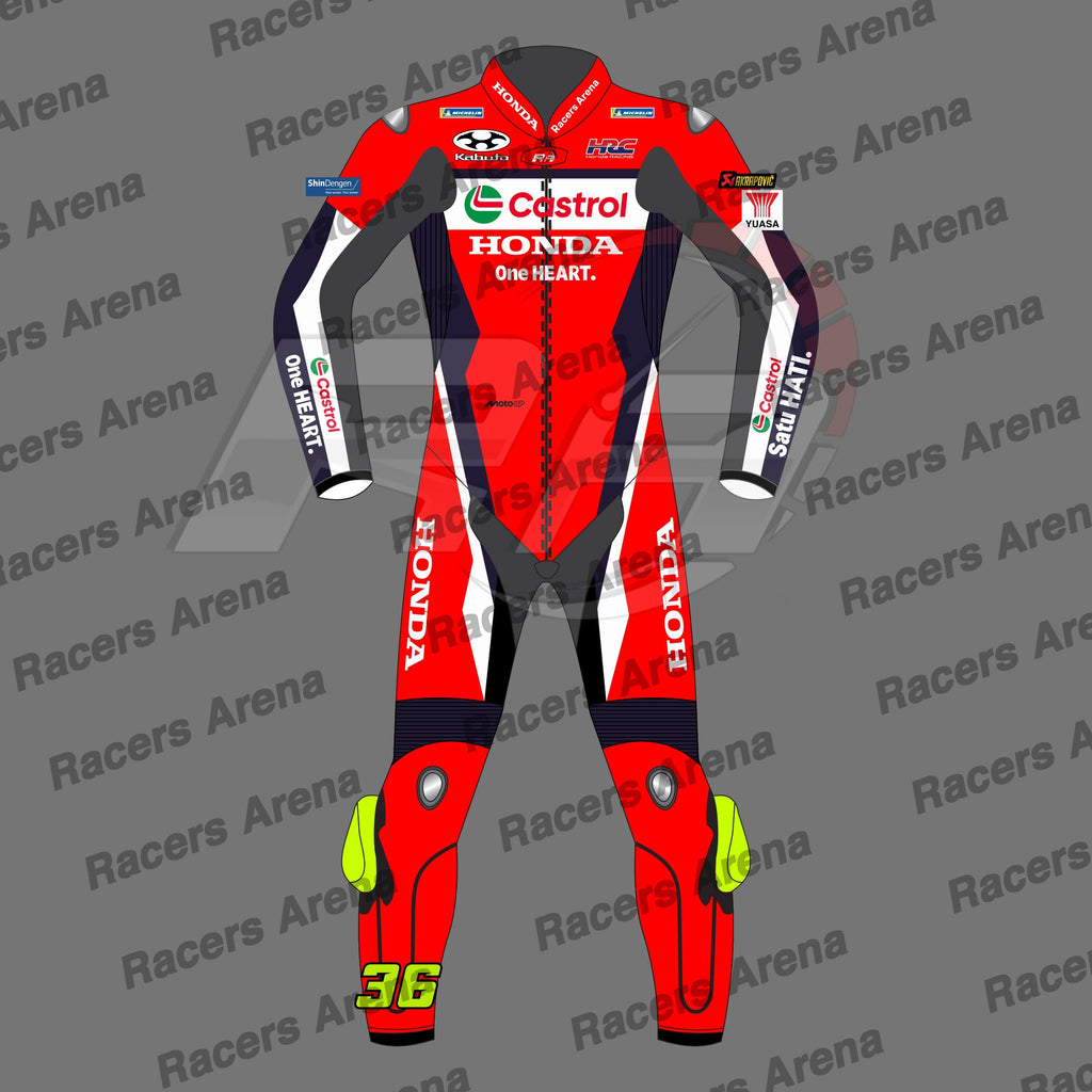 Joan Mir MotoGP 2025 Honda Motorcycle Leather Race Suit