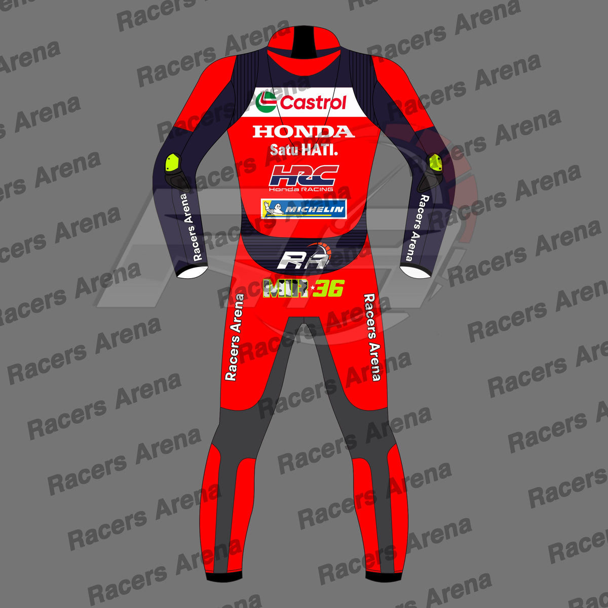 Joan Mir MotoGP 2025 Honda Motorcycle Leather Race Suit