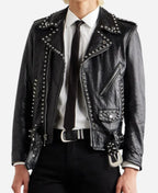 The Voice S25 john legend Finale Studded Leather Jacket