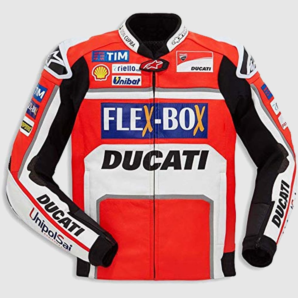 Jorge Lorenzo Ducati Flexbox MotoGP Leather Jacket