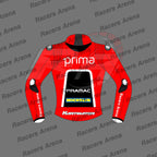 Jorge Martin Ducati British GP 2024 Motorbike Leather Racing Jacket