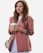 Junebug 2024 Autumn Reeser Pink Blazer