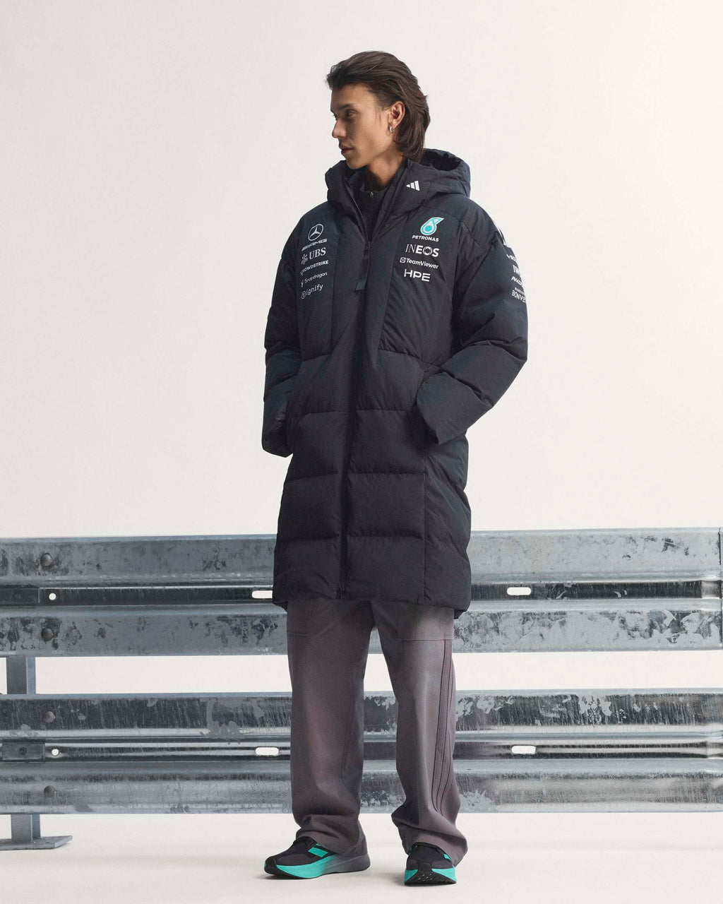 Mens 2026 Team Winter Jacket Black
