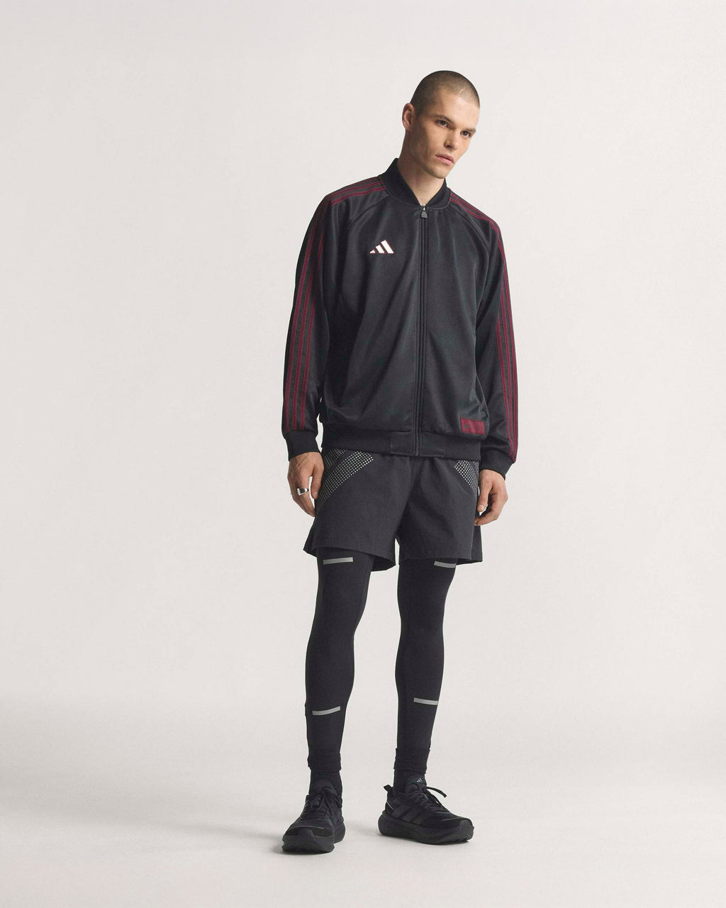 Mens Las Vegas Track Top Black