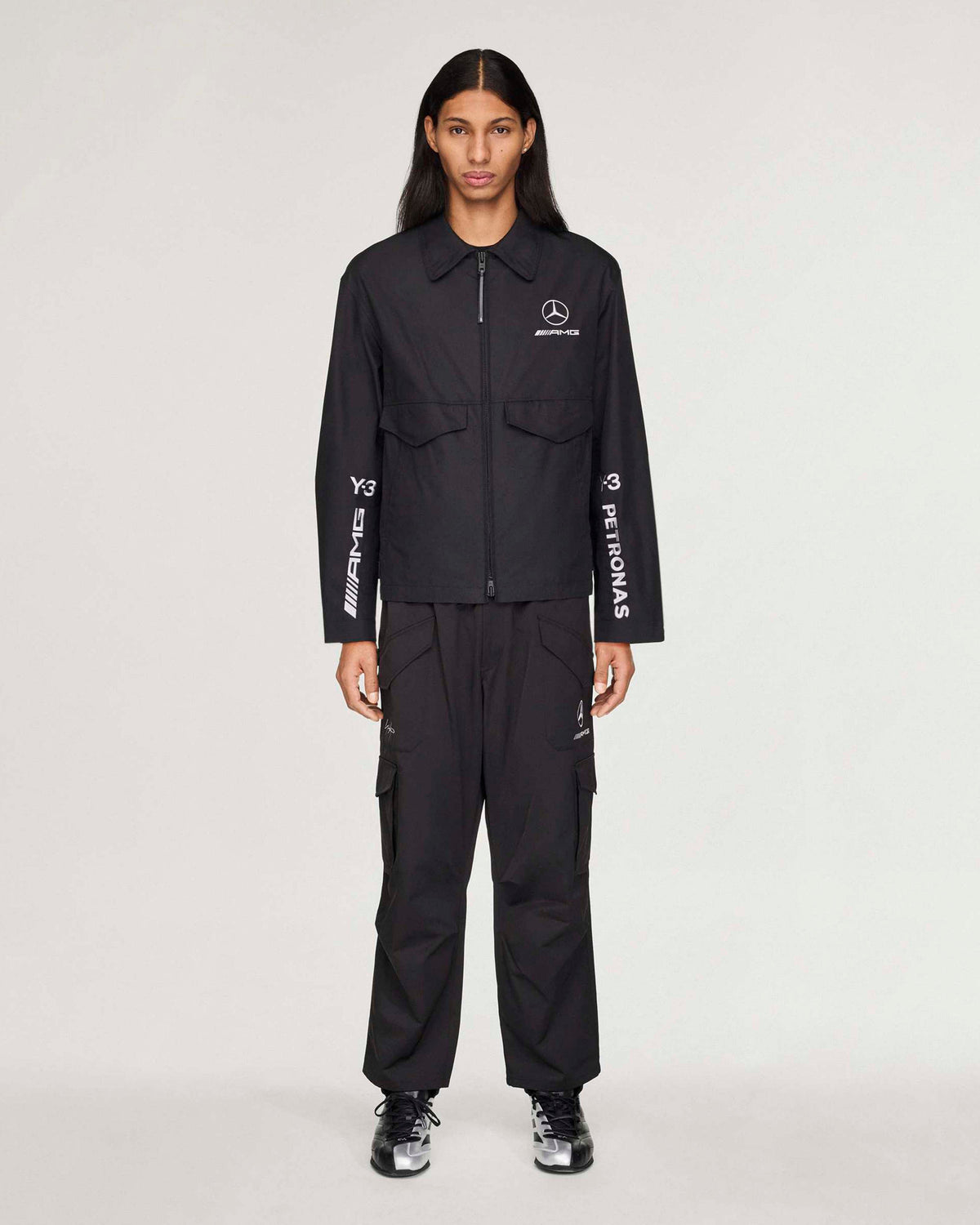 Y-3 Cargo Trousers Black