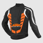 KTM Mens Motorcycle Biker Leather Jacket MOTOGP Racing Leather Jackets
