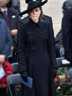 Kate Middleton Remembrance Day 2025 Black Coat