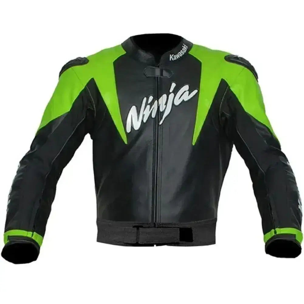Kawasaki Ninja Racing Team Motorcycle Leather Jacket