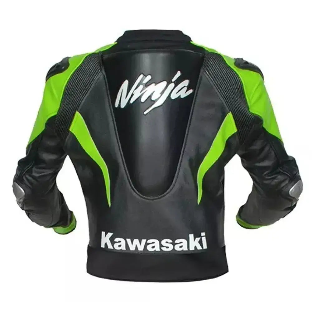 Kawasaki Ninja Racing Team Motorcycle Leather Jacket