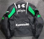 Kawasaki Ninja Motorcycle Racing Leather Jacket