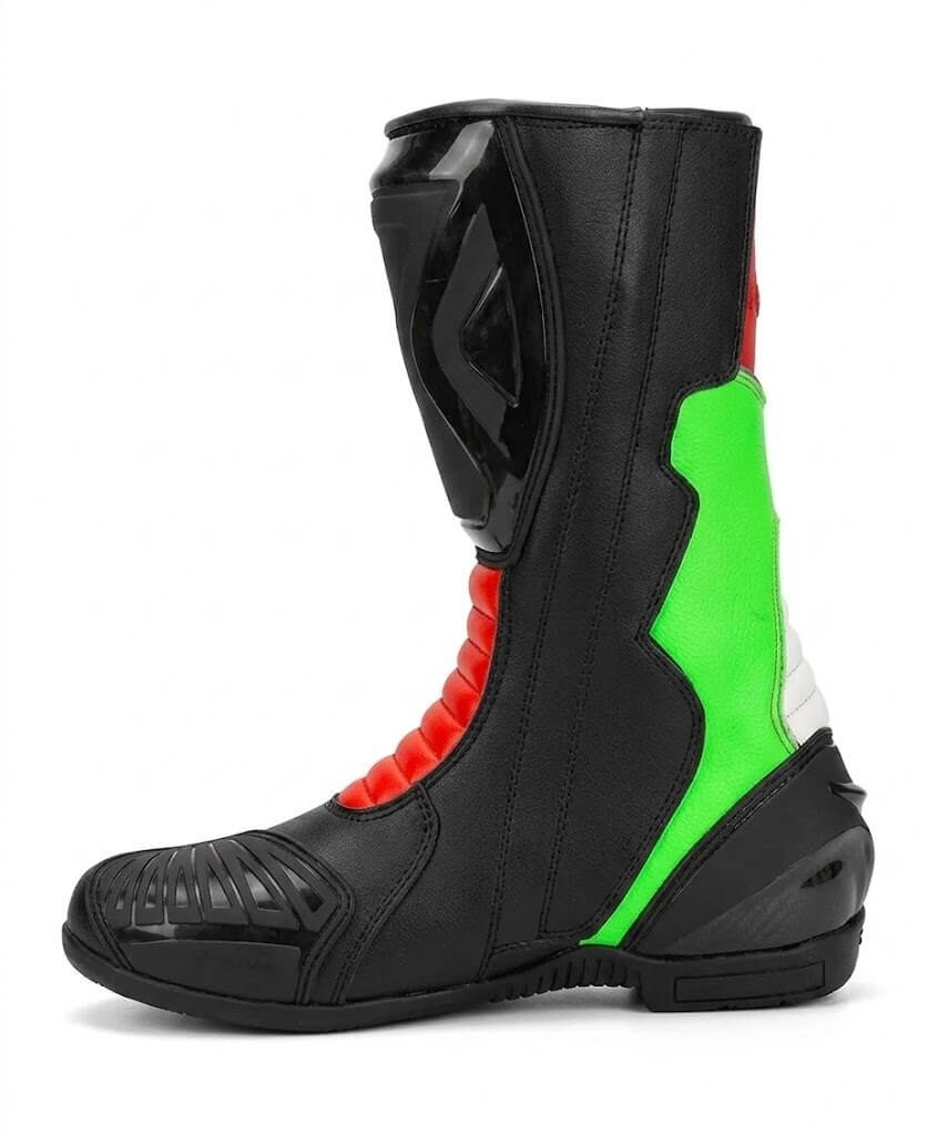 Kawasaki Ninja Motorcycle Leather Boots