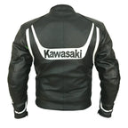 Kawasaki Motorcycle Black Racing Leather Jacket