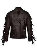 Kendall Jenner Fringe Leather Jacket