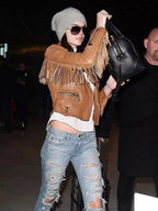 Kendall Jenner Fringe Leather Jacket
