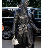 Kim Kardashian Met Gala Halloween Leather Costume Coat