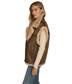 Kinsley Faux Shearling Leather Vest