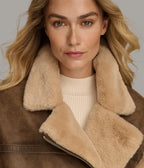 Kinsley Faux Shearling Leather Vest
