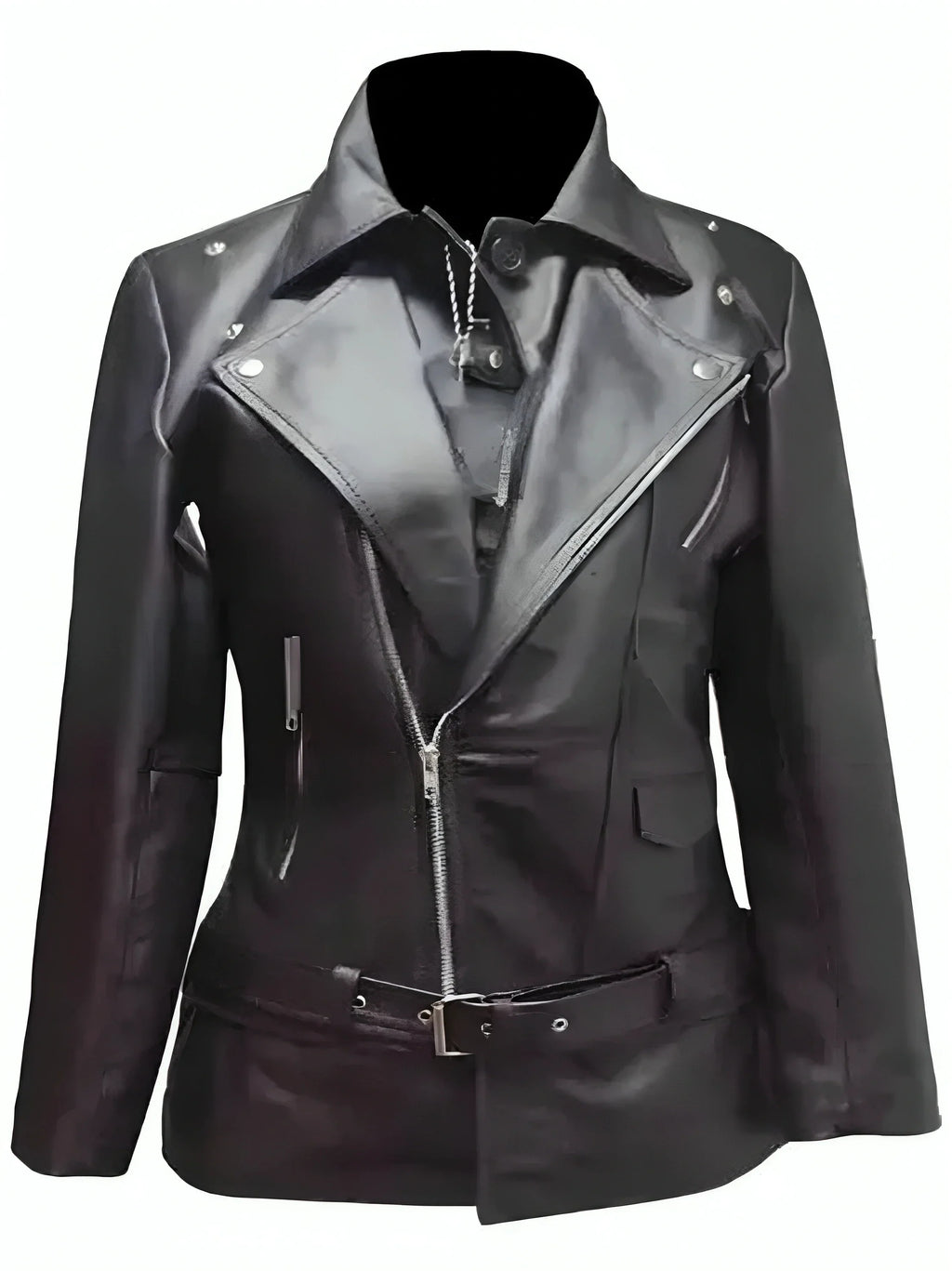 Kylie Jenner Street Style Casual Leather Jacket