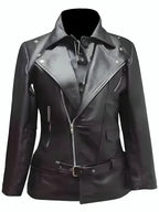 Kylie Jenner Street Style Casual Leather Jacket