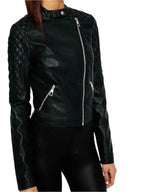 LIPSY Ariana Grande Faux Leather Black Jacket