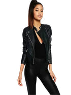 LIPSY Ariana Grande Faux Leather Black Jacket