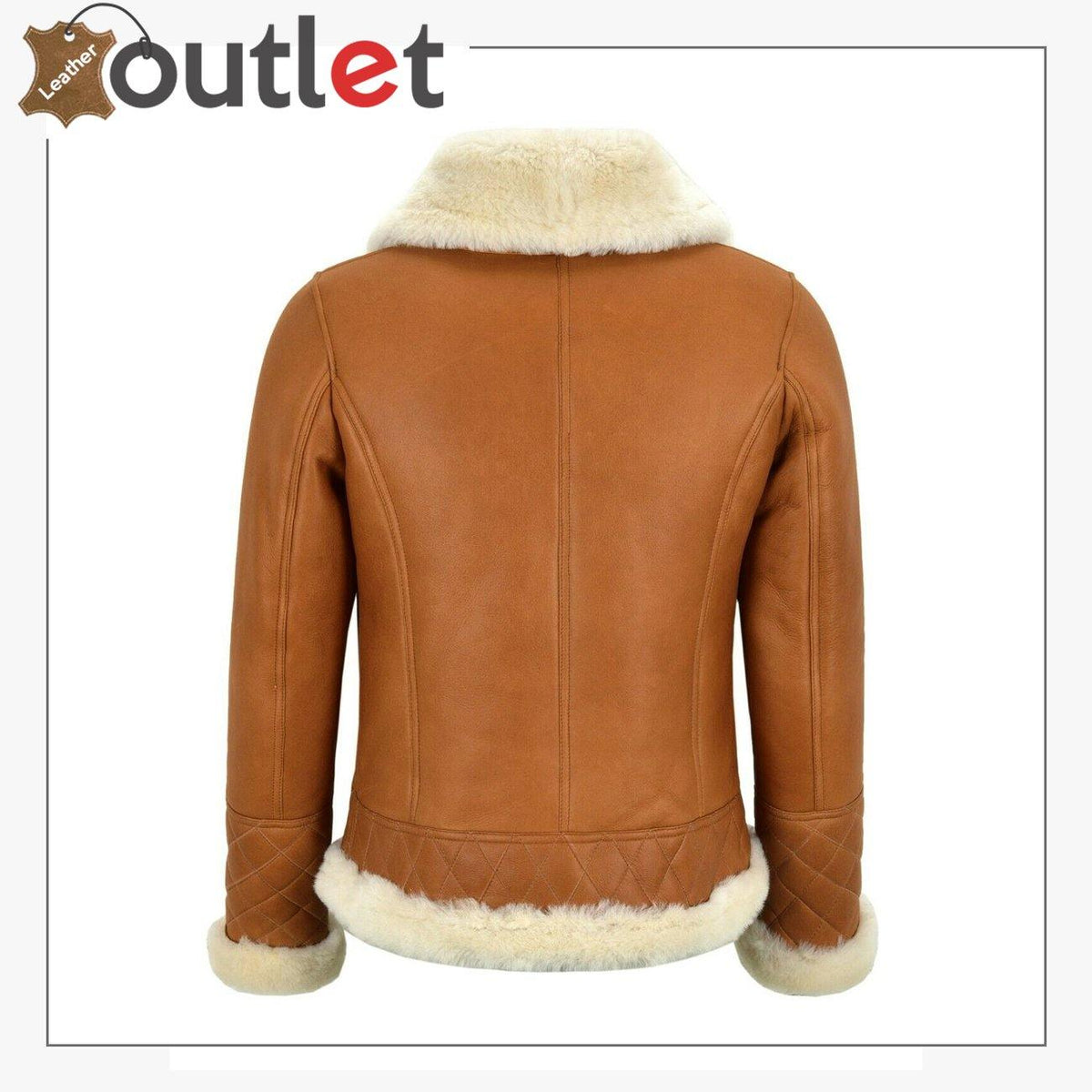 Ladies Sheepskin Jacket White Shearling Asymmetric Real Fur Bomber Jacket