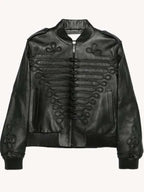 Lady Gaga 2025 Concert Black Leather Jacket
