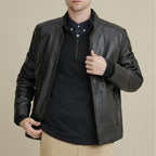 Men's Riding Moto Fashion Moto Biker Leather Jacket