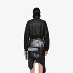 New Women's RAF Sheepskin Shearling Aviator Black Bomber Leather Jacket