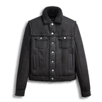 Shearling Leather Jacket For Men Soft Leather Jacket