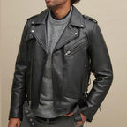 High Quality Leather Rider Jacket