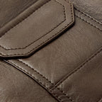 Men B3 Airforce Sheepskin Bomber Flying RAF Brown Shearling Leather Jacket