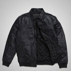 Men's RAF G1 Real Leather A2 Bomber Flight Aviator Jacket Vintage Sheepskin Coat