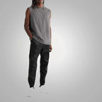 Men's New Style Black Sheepskin Leather Pants